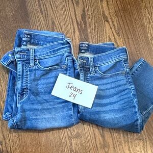 J. Crew jeans 2 pairs